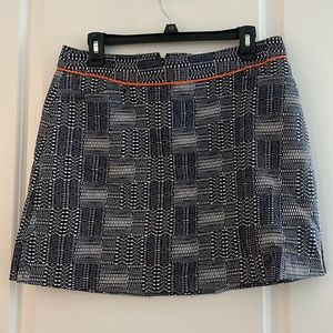 Lady Hagan navy and white with orange detail size 10